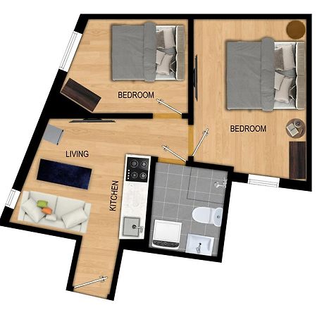 베르겐 King Bed - Renovated 2024 - 2Br Behind Bryggen 아파트 외부 사진