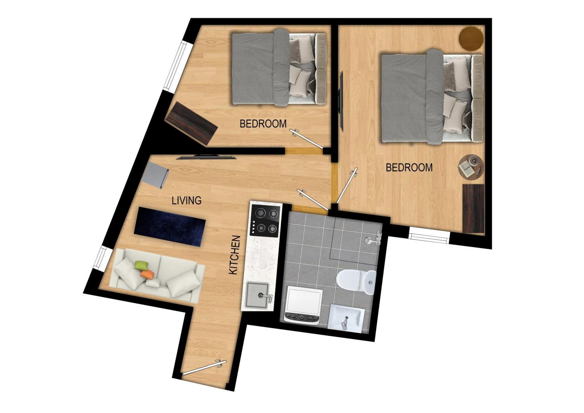 베르겐 King Bed - Renovated 2024 - 2Br Behind Bryggen 아파트 외부 사진